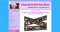 Desktop Screenshot of pawsrusnova.com